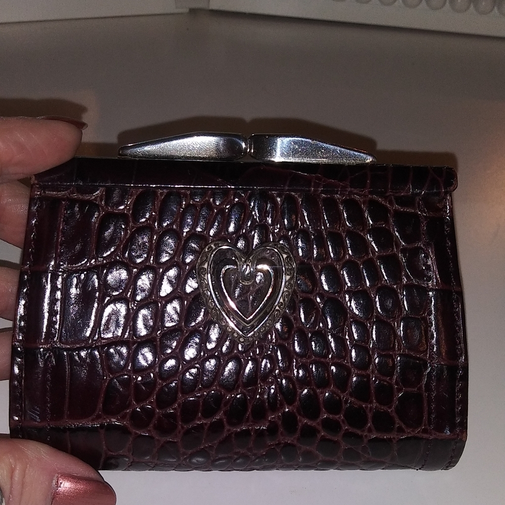 Brighton vintage croc coin purse